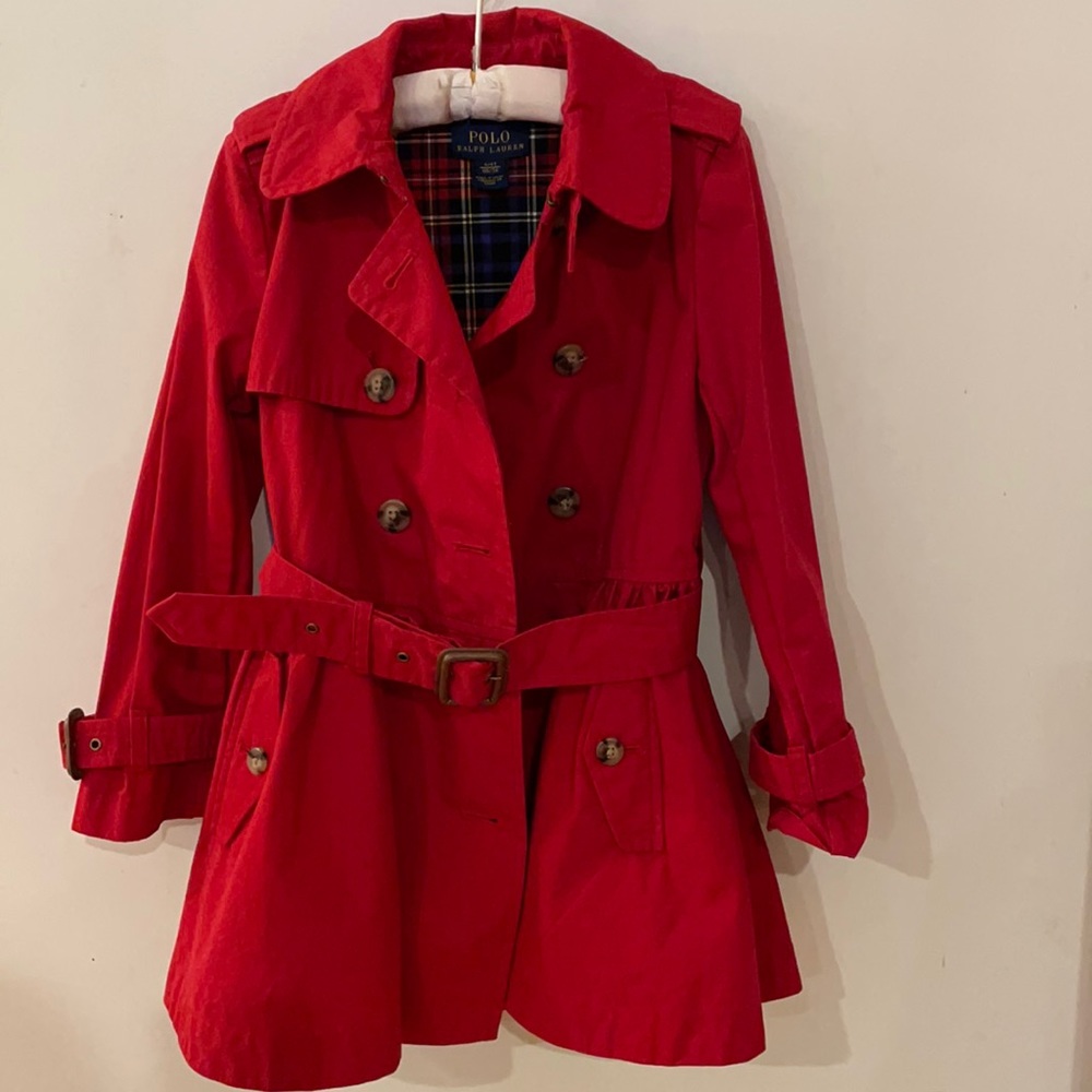 Polo coat in red size 4/4T